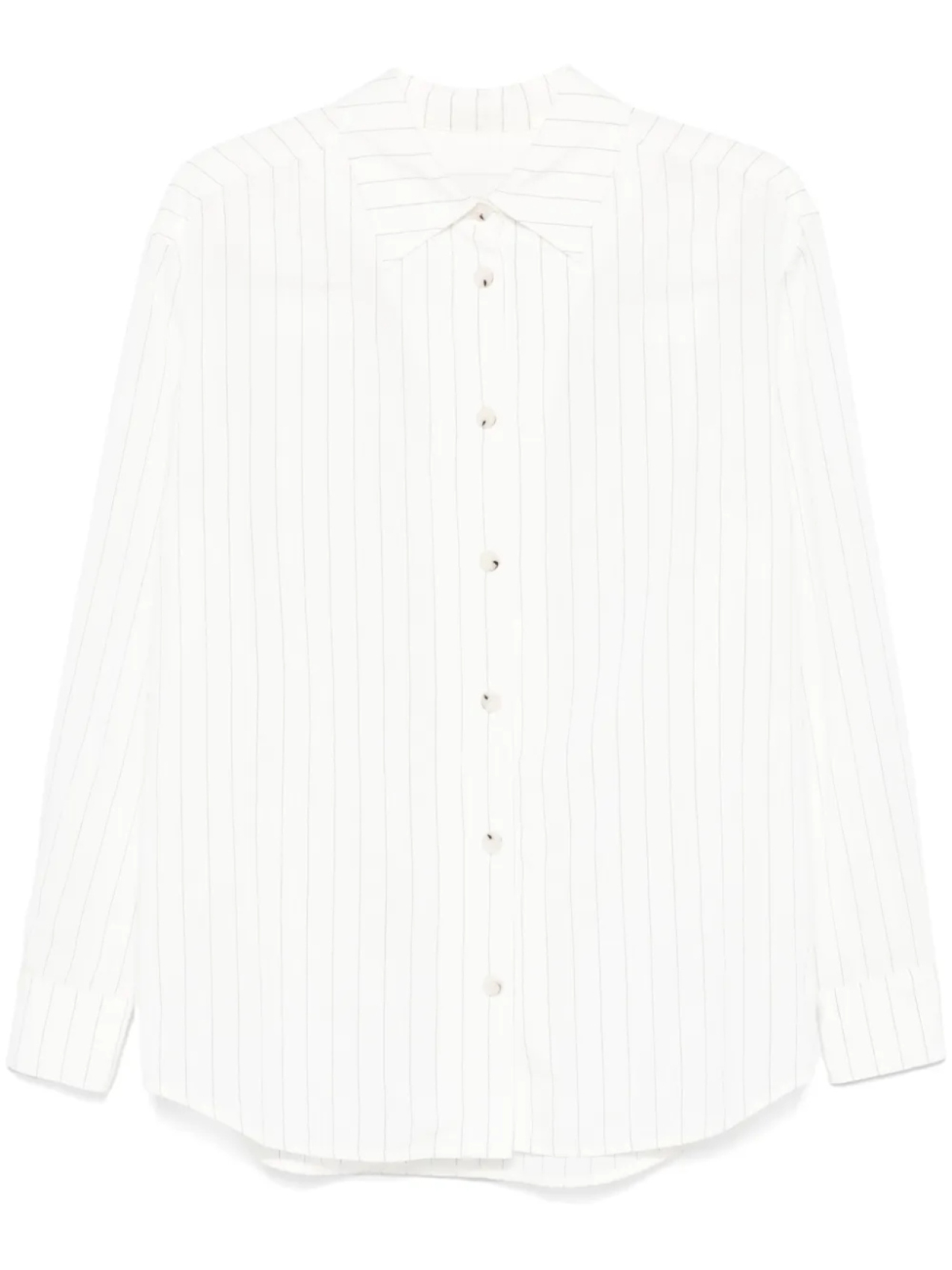 Рубашка в полоску Nanushka, белый
Рубашка в полоску Nanushka, белый