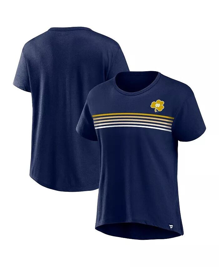 Женская темно-синяя футболка с рисунком Notre Dame Fighting Irish Tie Breaker Fanatics
Женская темно-синяя футболка с рисунком Notre Dame Fighting Irish Tie Breaker Fanatics