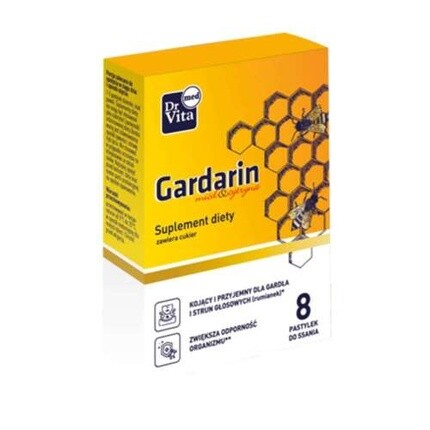Gardarin Honey & Lemon пищевая добавка 8 леденцов Unbranded
Gardarin Honey & Lemon пищевая добавка 8 леденцов Unbranded