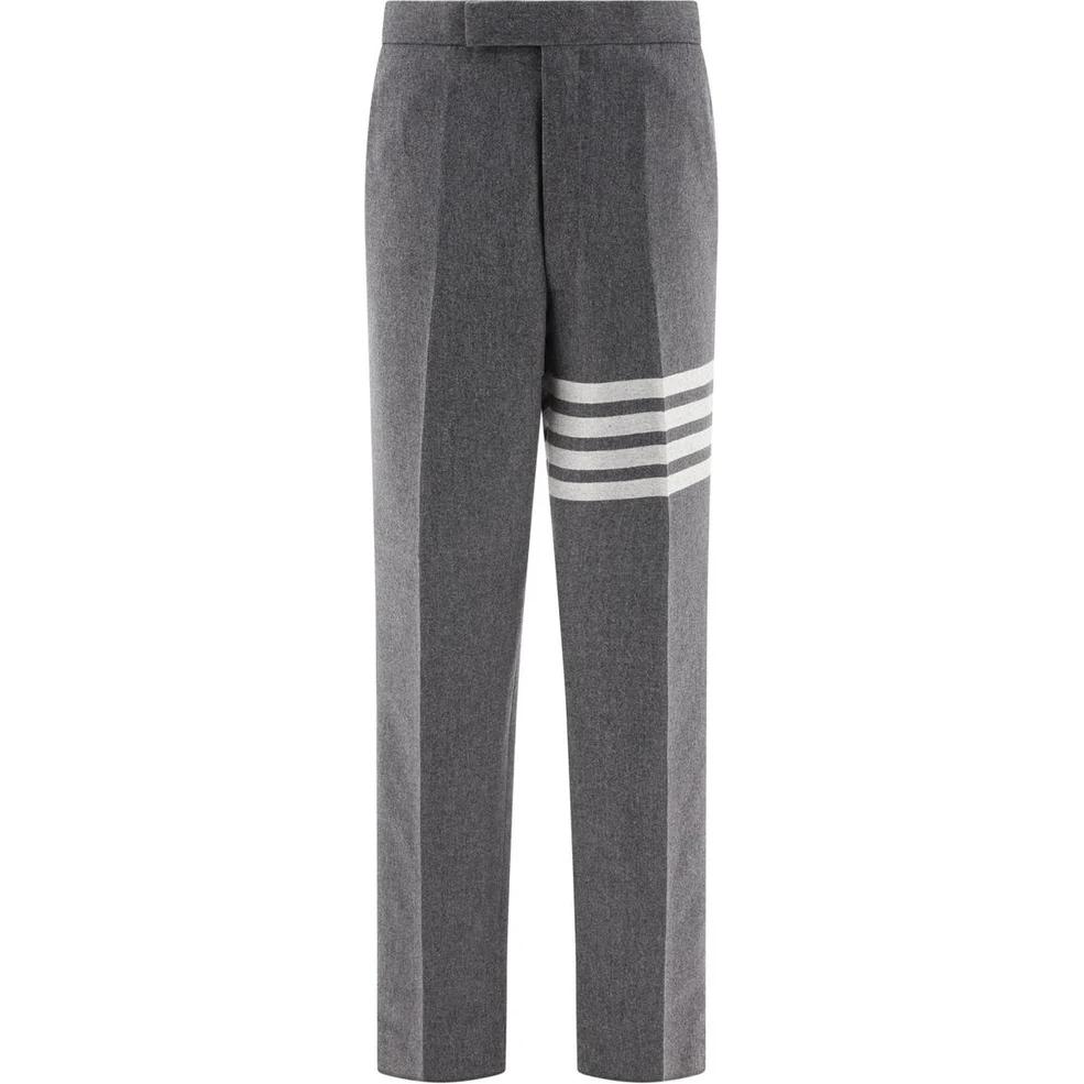 Фланелевые брюки с 4-полосным узором THOM BROWNE, серый
Фланелевые брюки с 4-полосным узором THOM BROWNE, серый