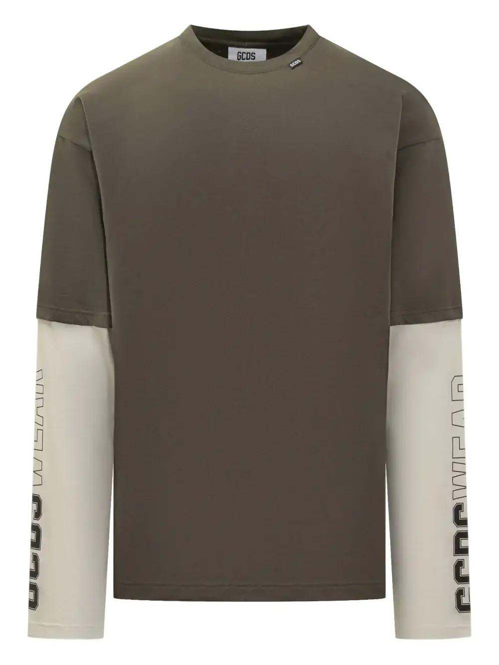 Многослойная футболка с длинными рукавами Gcds, зеленый
Многослойная футболка с длинными рукавами Gcds, зеленый