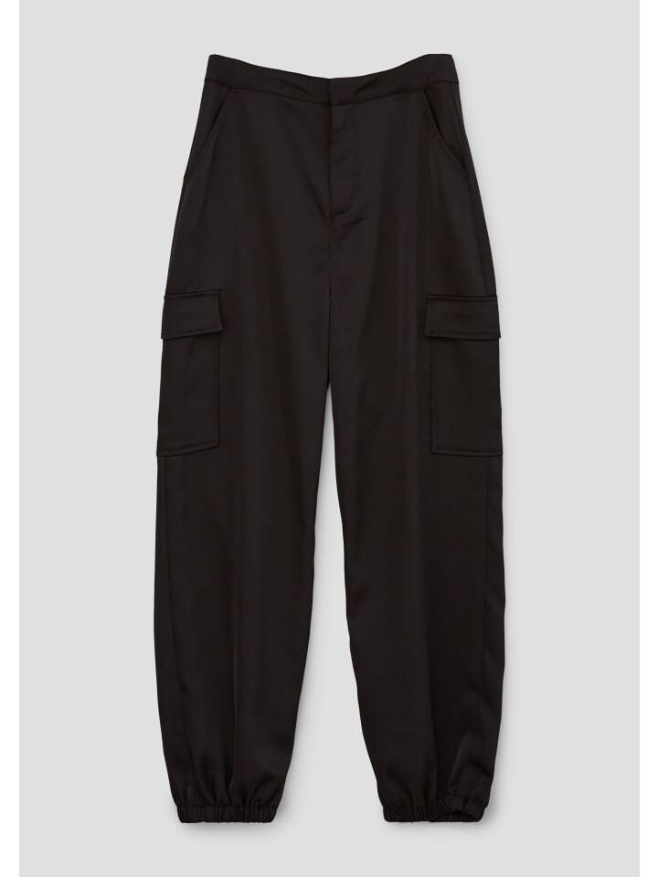 Тканевые брюки s.Oliver, черный
Тканевые брюки s.Oliver, черный