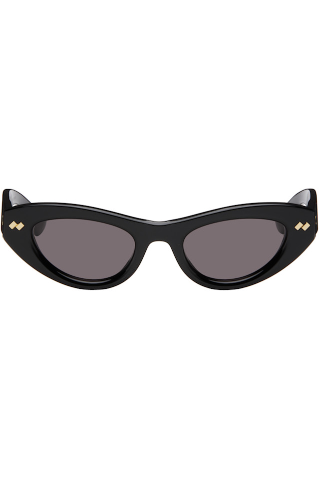 Смелые солнцезащитные очки-кошачий глаз с лентой и шипами Bottega Veneta, черный
Смелые солнцезащитные очки-кошачий глаз с лентой и шипами Bottega Veneta, черный
