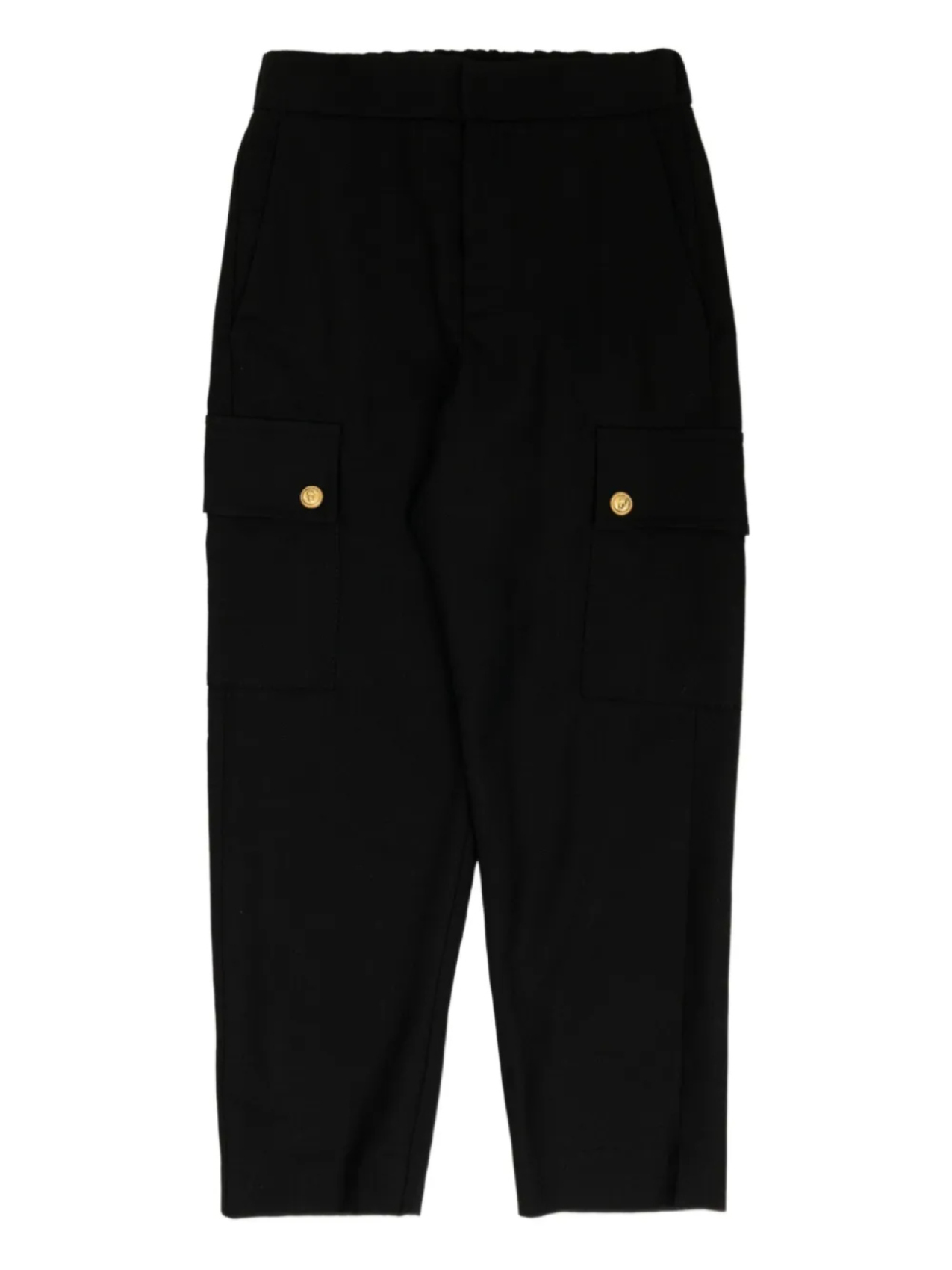 Брюки-карго Balmain Kids с золотыми пуговицами, черный
Брюки-карго Balmain Kids с золотыми пуговицами, черный