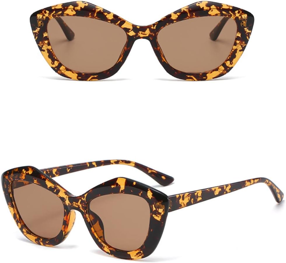 Женские солнцезащитные очки «кошачий глаз» небольшого размера, белого цвета, необычной формы, конфетного оттенка, для путешествий, с защитой от солнца generic, C3 Leopard Tea
Женские солнцезащитные очки «кошачий глаз» небольшого размера, белого цвета, необычной формы, конфетного оттенка, для путешествий, с защитой от солнца generic, C3 Leopard Tea