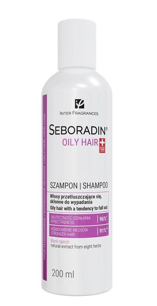 Seboradin Oily Hair шампунь для жирных волос, 200 ml
Seboradin Oily Hair шампунь для жирных волос, 200 ml