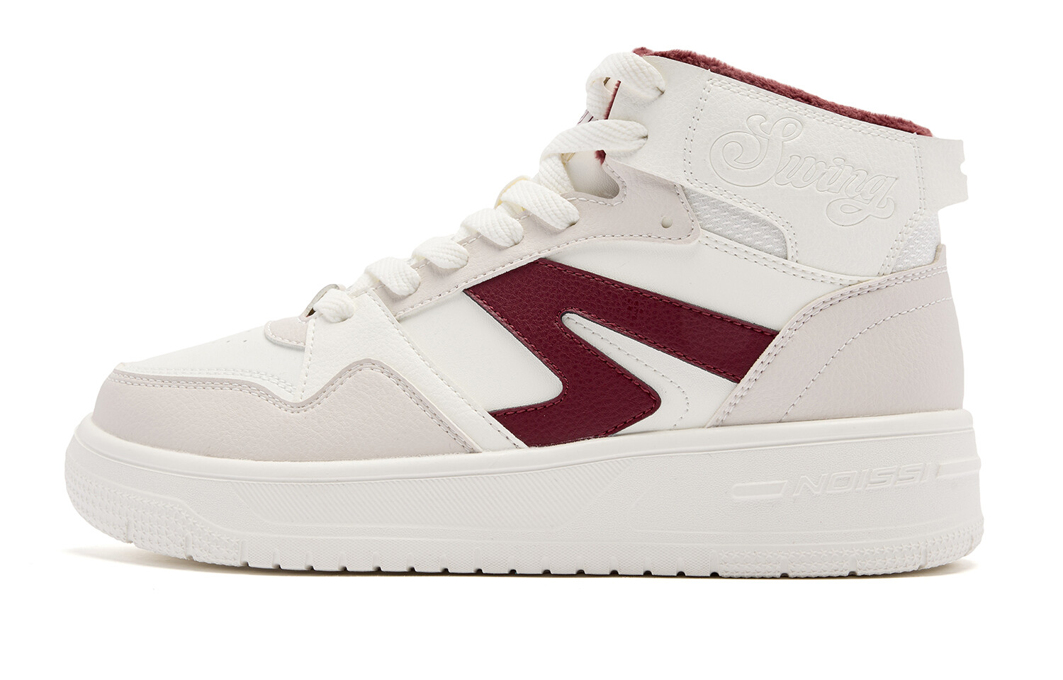 Кеды, скейтборд обувь женская высокая слоновая кость/ярко-красный Qiaodan
Кеды, скейтборд обувь женская высокая слоновая кость/ярко-красный Qiaodan