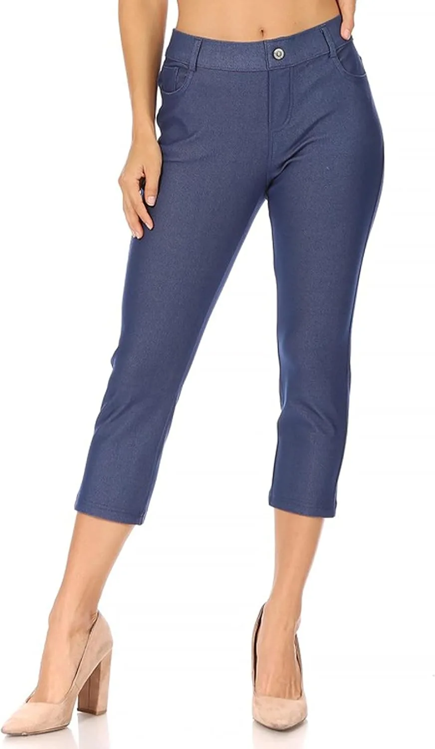 FashionJOA женские джинсы-джеггинсы с карманами и пуговицей
FashionJOA женские джинсы-джеггинсы с карманами и пуговицей