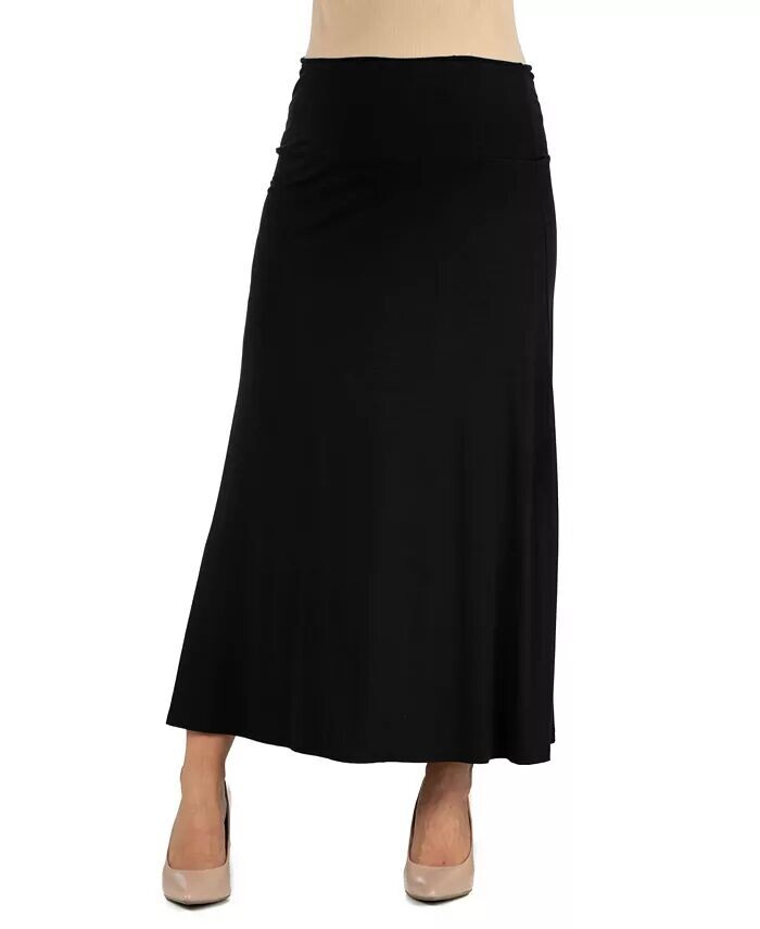 Женская однотонная юбка-макси с эластичной талией для беременных 24seven Comfort Apparel, черный
Женская однотонная юбка-макси с эластичной талией для беременных 24seven Comfort Apparel, черный