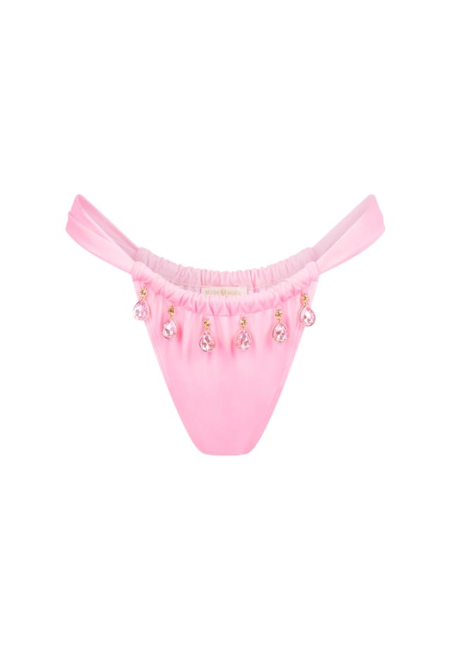 Плавки бикини Selene с каплями и сверкающими подвесками Moda Minx, розовый
Плавки бикини Selene с каплями и сверкающими подвесками Moda Minx, розовый
