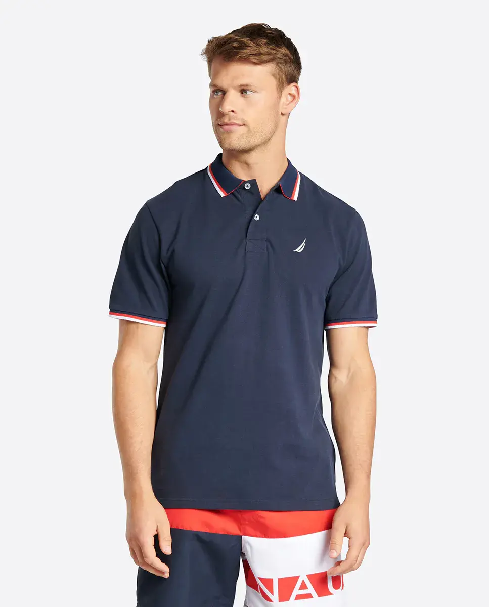 Мужская классическая рубашка-поло с короткими рукавами Nautica, синий
Мужская классическая рубашка-поло с короткими рукавами Nautica, синий