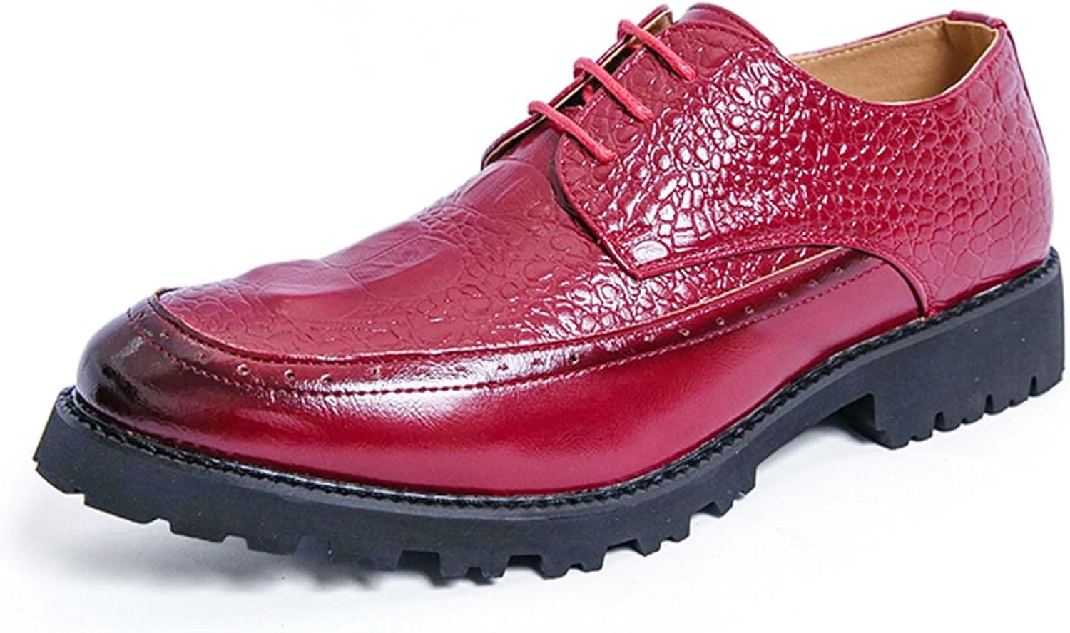 Мужские повседневные оксфорды на шнуровке, модные с заостренным носком, с толстой подошвой, деловые формальные туфли, удобная кожаная обувь для свадьбы, вечеринки, униформы, выпускного, дерби и лоферы Generic, красный
Мужские повседневные оксфорды на шнуровке, модные с заостренным носком, с толстой подошвой, деловые формальные туфли, удобная кожаная обувь для свадьбы, вечеринки, униформы, выпускного, дерби и лоферы Generic, красный