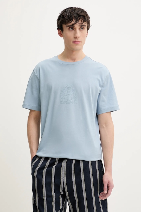 Хлопковая футболка Hugo, синий
Хлопковая футболка Hugo, синий