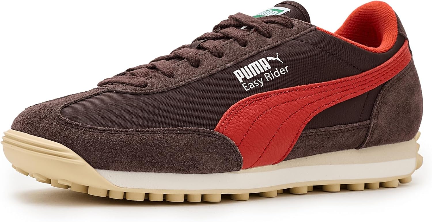 Мужские винтажные кроссовки Puma Easy Rider, красный/коричневый/шоколадный/шоколад
Мужские винтажные кроссовки Puma Easy Rider, красный/коричневый/шоколадный/шоколад