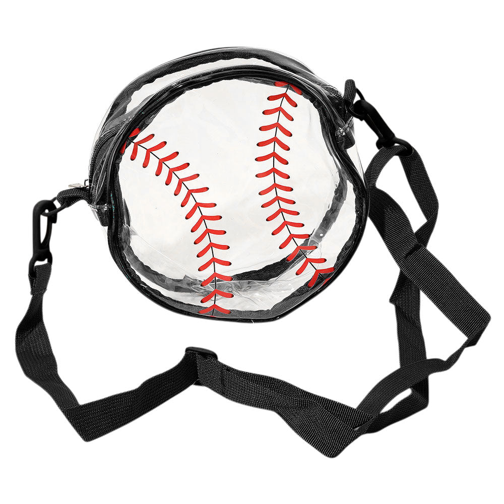 Бейсбольная прозрачная круглая сумка через плечо FASHNZFAB, черный
Бейсбольная прозрачная круглая сумка через плечо FASHNZFAB, черный