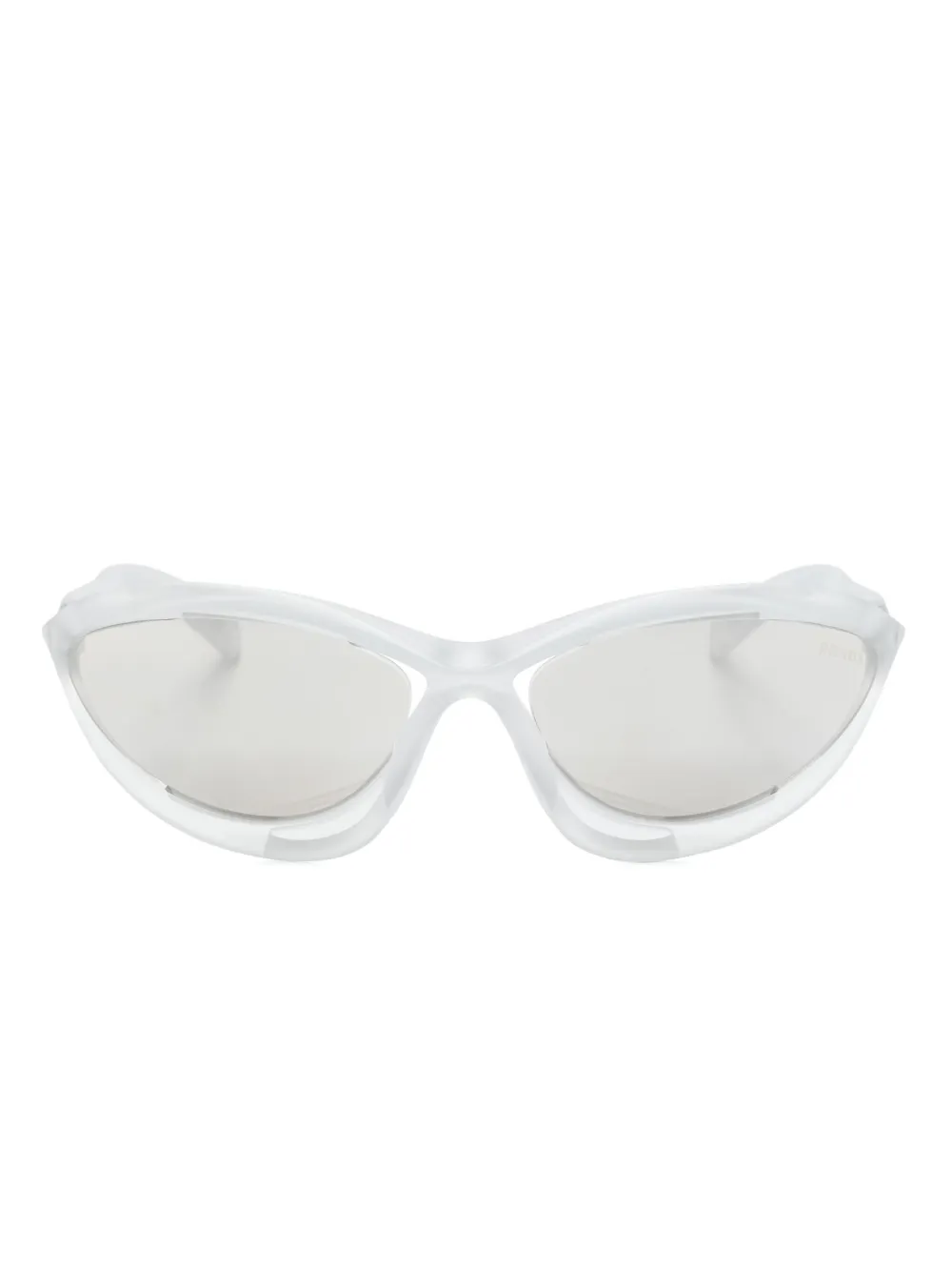 Солнцезащитные очки-маска Prada Eyewear, белый
Солнцезащитные очки-маска Prada Eyewear, белый