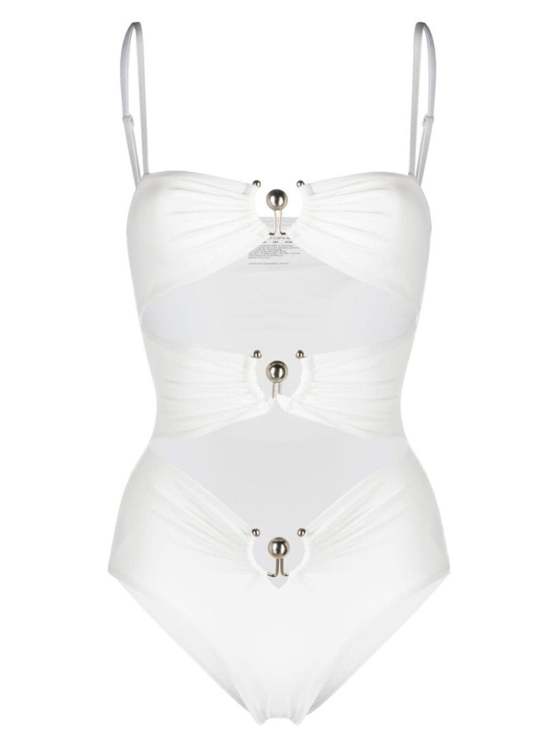 Купальник с квадратным вырезом Christopher Esber, белый
Купальник с квадратным вырезом Christopher Esber, белый