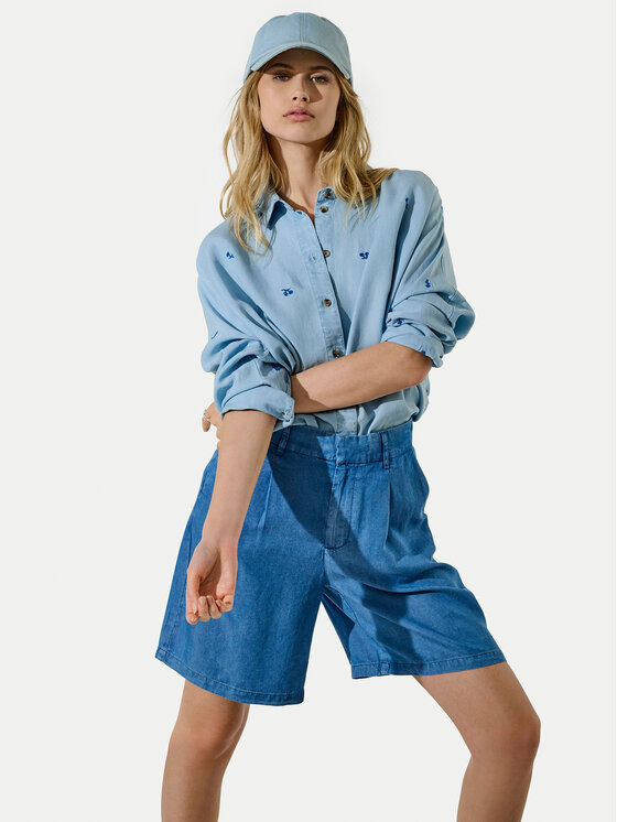 Шорты свободного кроя из ткани Charis 15337935 Only, синий
Шорты свободного кроя из ткани Charis 15337935 Only, синий