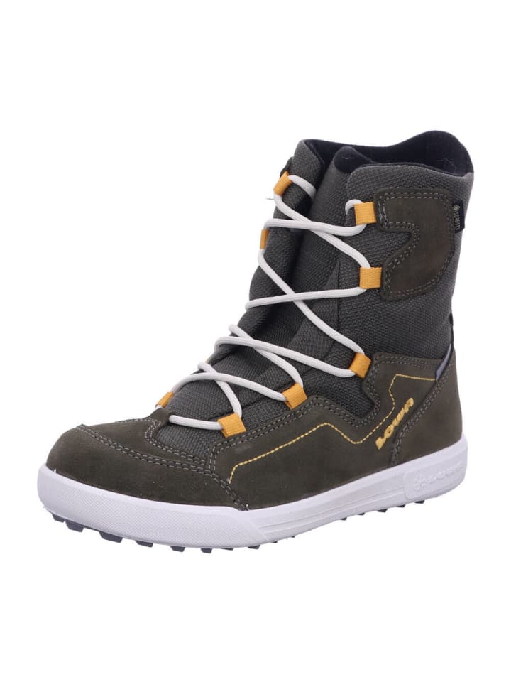 LOWA Зимние ботинки RAIK 2 GTX HI JR оливково-желтого цвета
LOWA Зимние ботинки RAIK 2 GTX HI JR оливково-желтого цвета