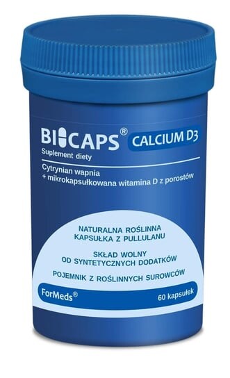 Formeds, Bicaps Кальций D3, 60 капсул
Formeds, Bicaps Кальций D3, 60 капсул