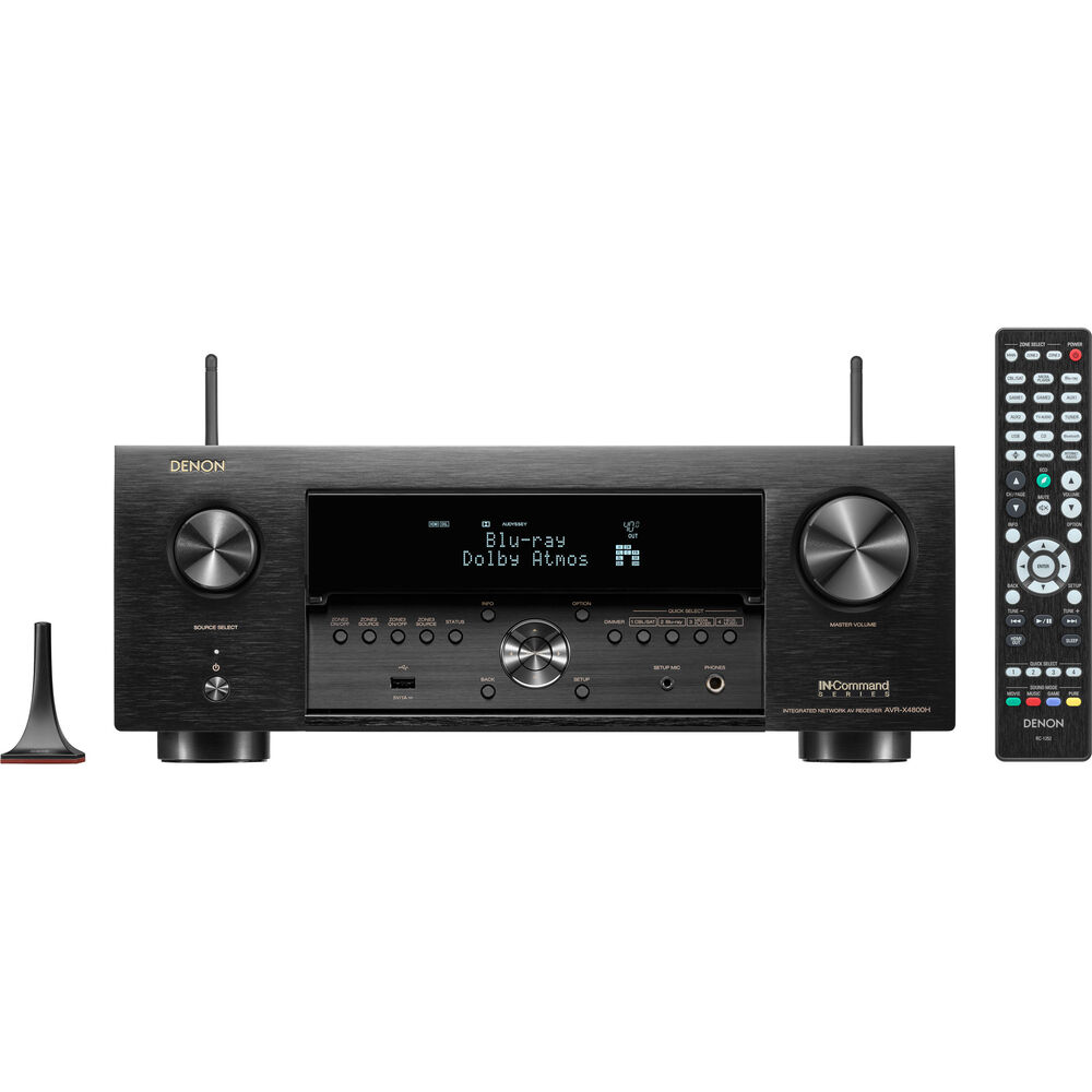 Denon AVR-X4800H 9.4-канальный сетевой A/V-ресивер
Denon AVR-X4800H 9.4-канальный сетевой A/V-ресивер