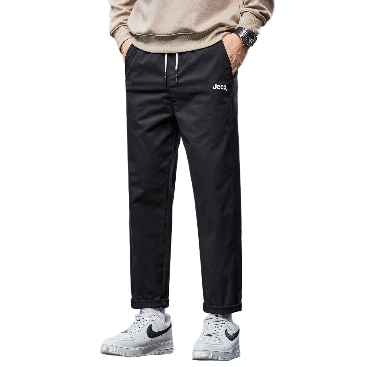 Повседневные брюки Unisex Moderate Straight Fit Jeep, черный
Повседневные брюки Unisex Moderate Straight Fit Jeep, черный