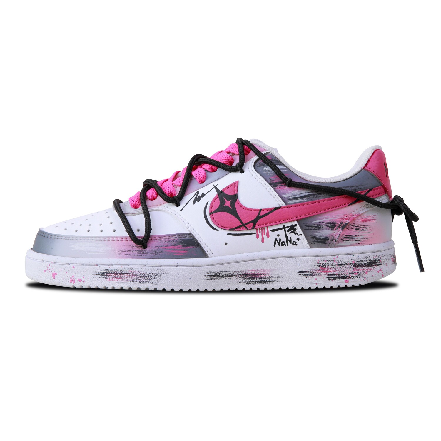 Кроссовки Nike Court Vision 1 Skateboarding Shoes Women's Low-top Pink/Black, черный
Кроссовки Nike Court Vision 1 Skateboarding Shoes Women's Low-top Pink/Black, черный