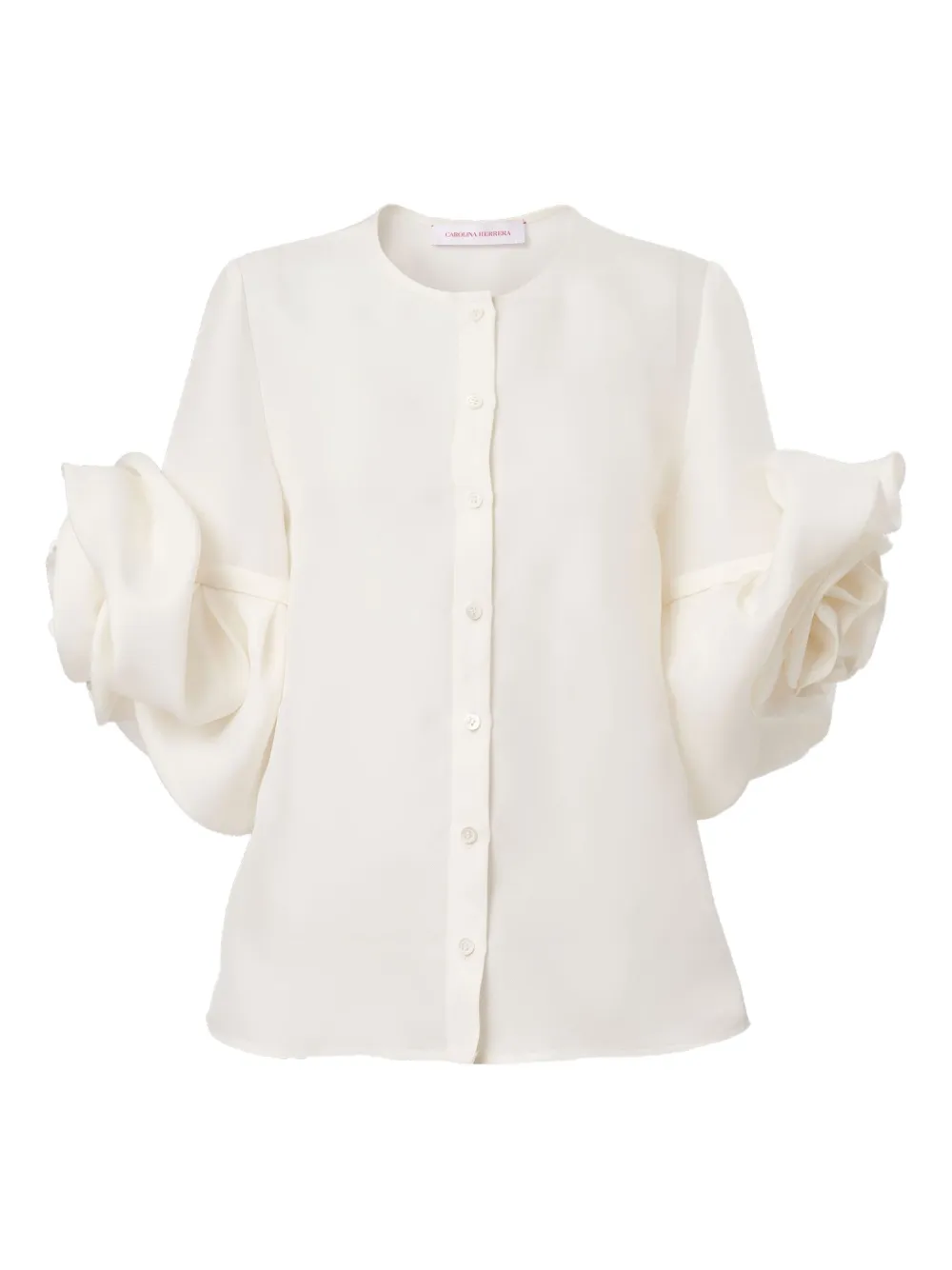 Блузка rosette gazar Carolina Herrera, белый
Блузка rosette gazar Carolina Herrera, белый