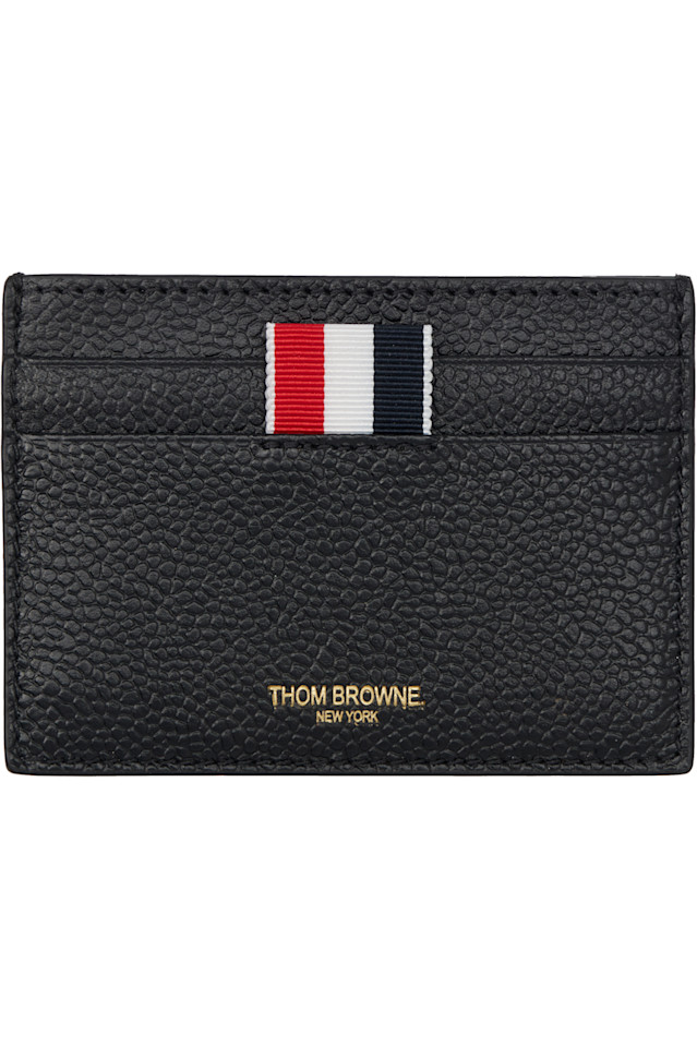 Держатель для одной карты с зернистой текстурой Thom Browne, черный
Держатель для одной карты с зернистой текстурой Thom Browne, черный