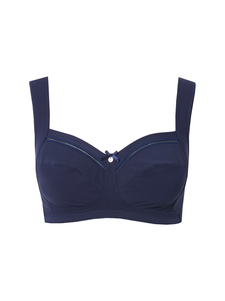 Бюстгальтер на косточках Ulla Popken, темно-синий
Бюстгальтер на косточках Ulla Popken, темно-синий