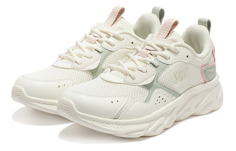 Кроссовки женские с низким верхом белые/зеленые 361°
Кроссовки женские с низким верхом белые/зеленые 361°