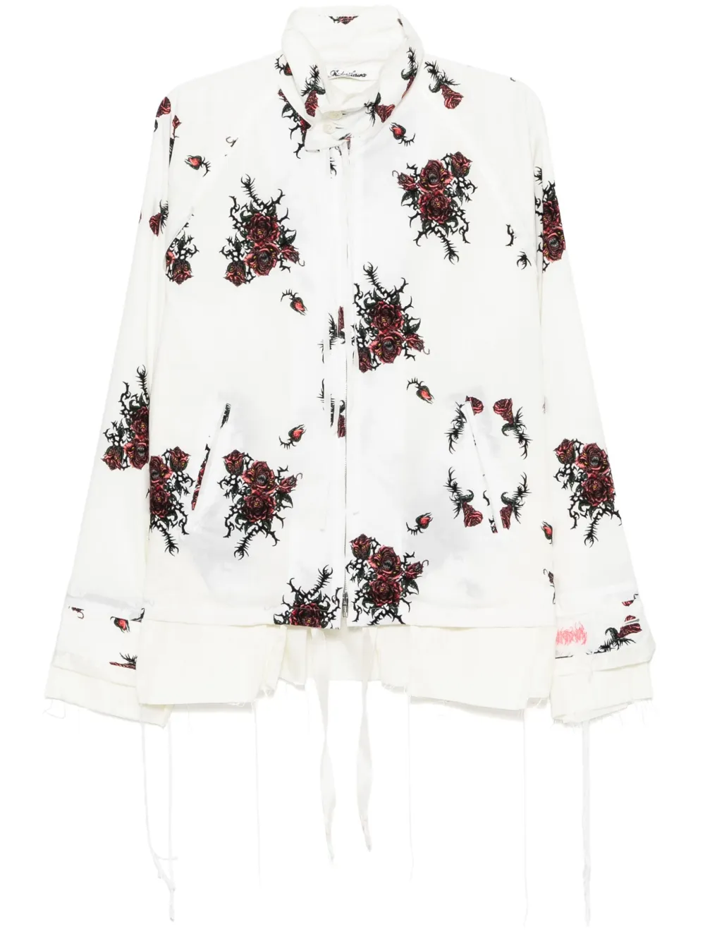 Блузка с необработанным краем midorikawa, белый
Блузка с необработанным краем midorikawa, белый