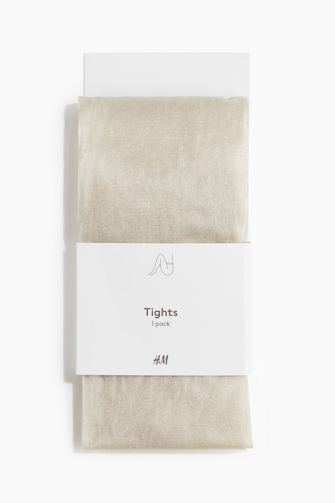 Блестящие колготки H&M, бежевый
Блестящие колготки H&M, бежевый
