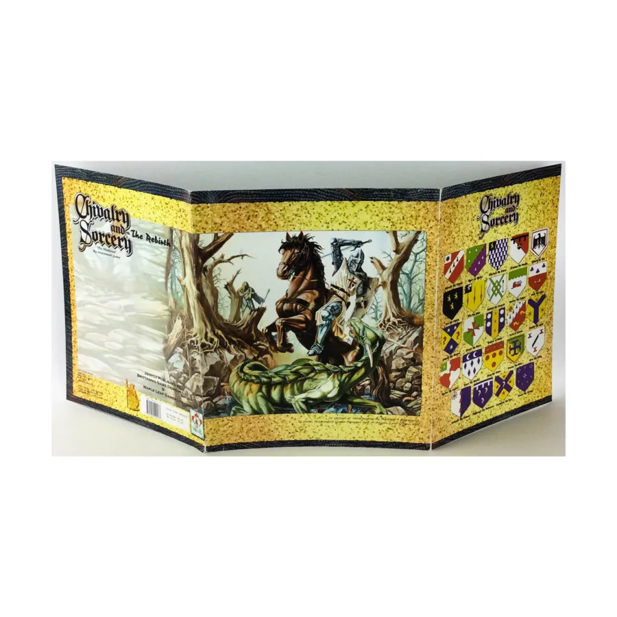 Возрождение - экран GM, Chivalry & Sorcery Rebirth
Возрождение - экран GM, Chivalry & Sorcery Rebirth