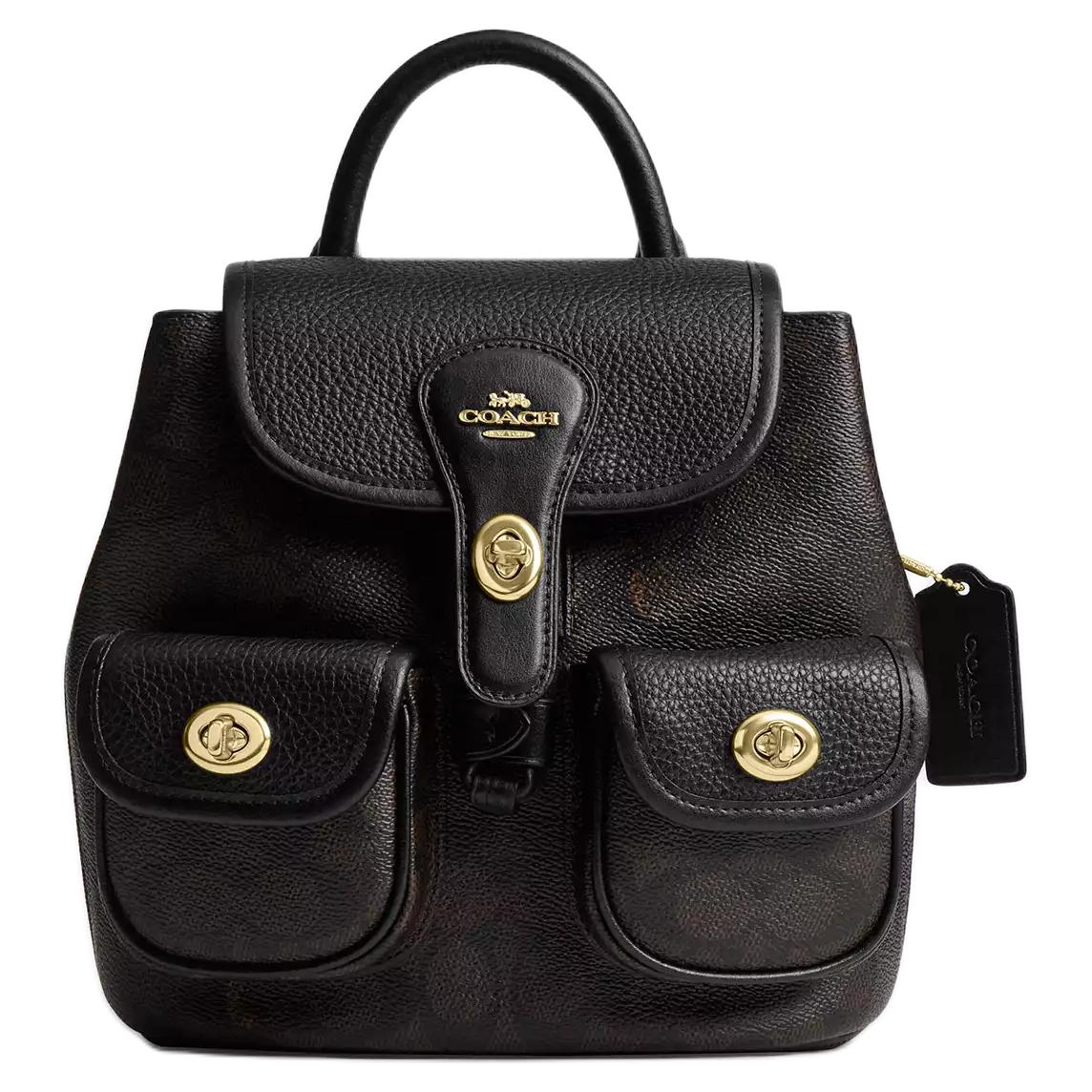 COACH Сумка рюкзак кожаная женская средний размер орех
COACH Сумка рюкзак кожаная женская средний размер орех