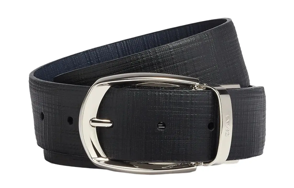 Ремень реверсивный с гравировкой логотипа Zegna Ermenegildo Zegna, черный
Ремень реверсивный с гравировкой логотипа Zegna Ermenegildo Zegna, черный