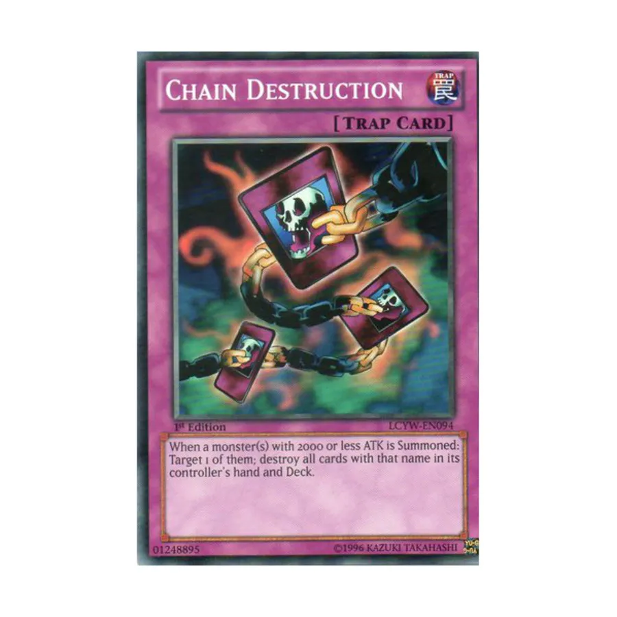 CCG Разрушение цепи (Общее), Yu-Gi-Oh - Legendary Collection 3 - Singles
CCG Разрушение цепи (Общее), Yu-Gi-Oh - Legendary Collection 3 - Singles