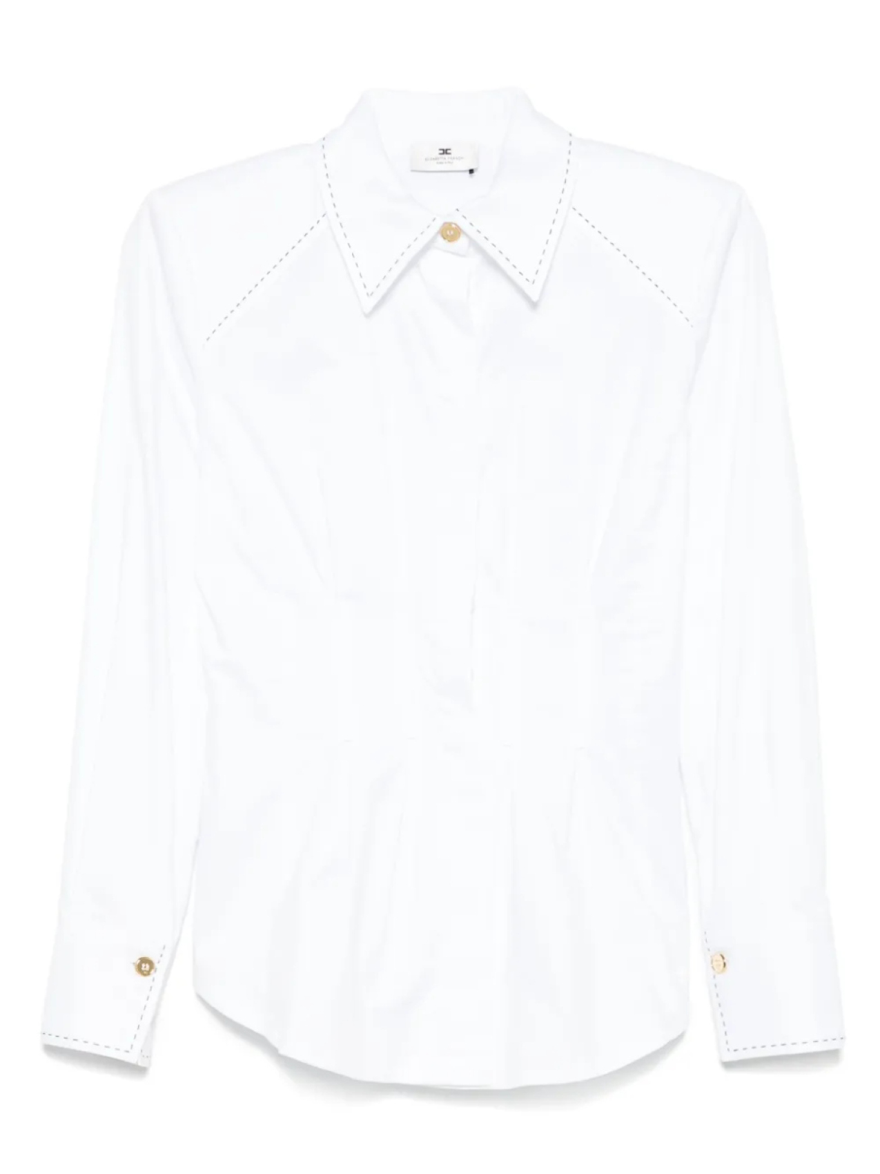 Рубашка из поплина Elisabetta Franchi, белый
Рубашка из поплина Elisabetta Franchi, белый