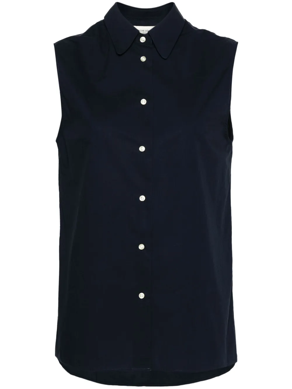 Поплиновая рубашка из органического хлопка Officine Generale, синий
Поплиновая рубашка из органического хлопка Officine Generale, синий