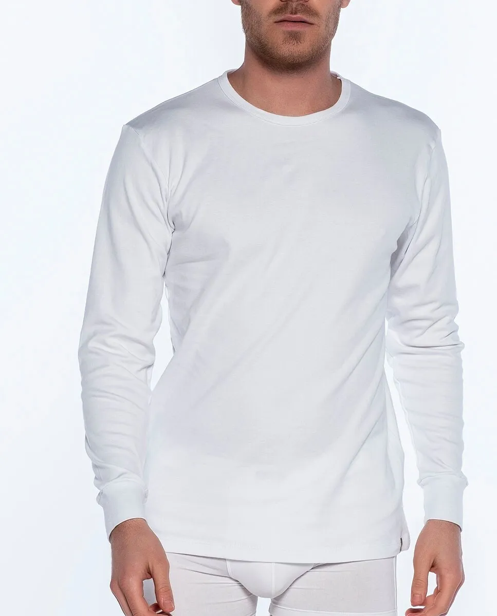 Мужская однотонная футболка с длинным рукавом Punto Blanco, белый 
Мужская однотонная футболка с длинным рукавом Punto Blanco, белый