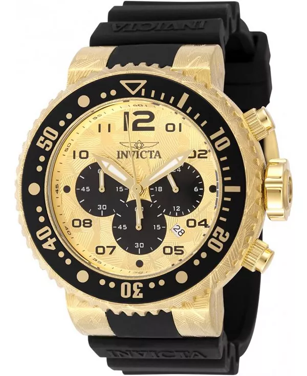 Мужские кварцевые часы-хронограф Pro Diver 48618, золото, черный циферблат Invicta, black
Мужские кварцевые часы-хронограф Pro Diver 48618, золото, черный циферблат Invicta, black