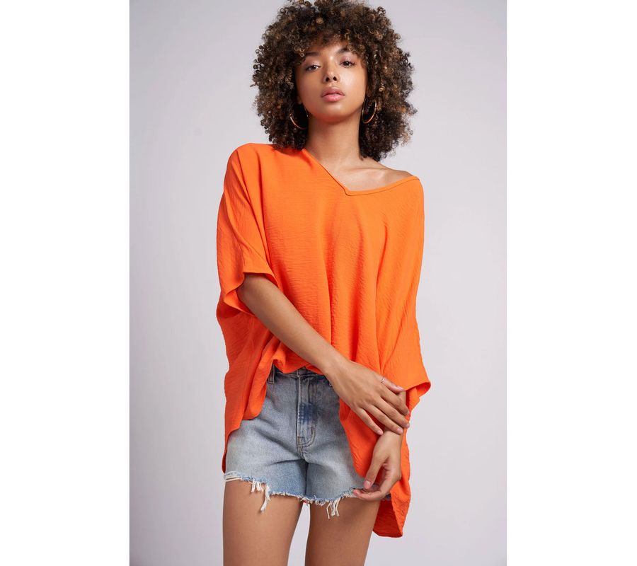 Женская легкая блузка Claire с V-образным вырезом, очень свободного кроя Caldwell Collection, Vivid orange
Женская легкая блузка Claire с V-образным вырезом, очень свободного кроя Caldwell Collection, Vivid orange