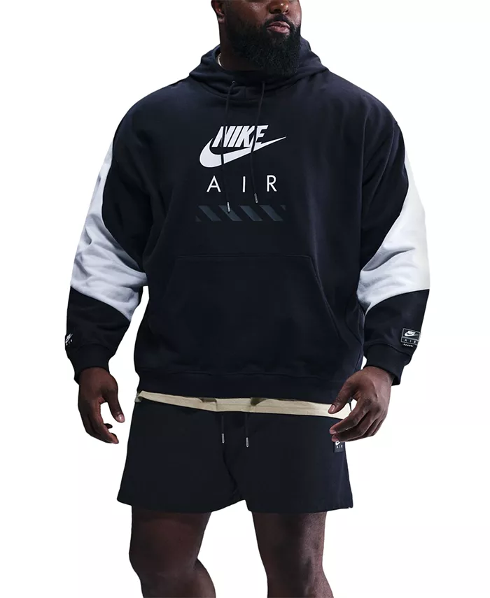 Мужская просторная худи Air Fleece с логотипом Nike, черный
Мужская просторная худи Air Fleece с логотипом Nike, черный