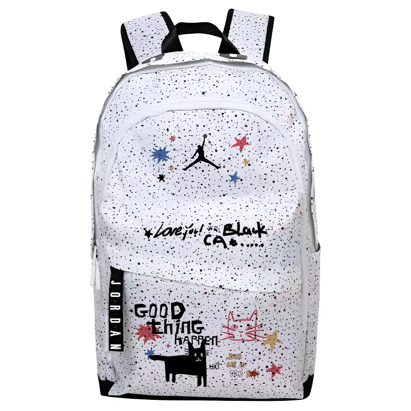 Jordan Полиэстеровый рюкзак обычный унисекс Baby's Breath, Letter English Graffiti
Jordan Полиэстеровый рюкзак обычный унисекс Baby's Breath, Letter English Graffiti