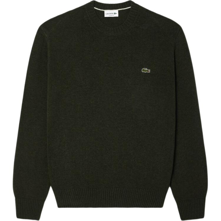 Шерстяной свитер с круглым вырезом LACOSTE, темно-зеленый
Шерстяной свитер с круглым вырезом LACOSTE, темно-зеленый