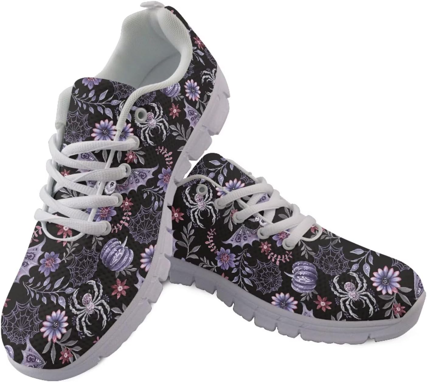 Взрослые кроссовки Jeiento для бега, дышащие спортивные кроссовки для женщин и мужчин, для тренировок, спорта, прогулок, удобная повседневная обувь, Floral Spider Web and Pumpkin
Взрослые кроссовки Jeiento для бега, дышащие спортивные кроссовки для женщин и мужчин, для тренировок, спорта, прогулок, удобная повседневная обувь, Floral Spider Web and Pumpkin