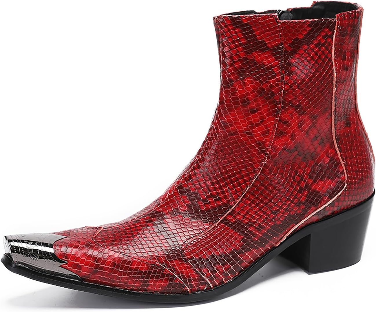 Мужские ковбойские ботинки Santimon с металлическим заостренным носком, каблуком, вестерн-стиле, кожаные ботинки Челси, мужские повседневные и праздничные ботинки для танцев в бальном зале, с молнией, ботильоны для мужчин и мальчиков, красный
Мужские ковбойские ботинки Santimon с металлическим заостренным носком, каблуком, вестерн-стиле, кожаные ботинки Челси, мужские повседневные и праздничные ботинки для танцев в бальном зале, с молнией, ботильоны для мужчин и мальчиков, красный