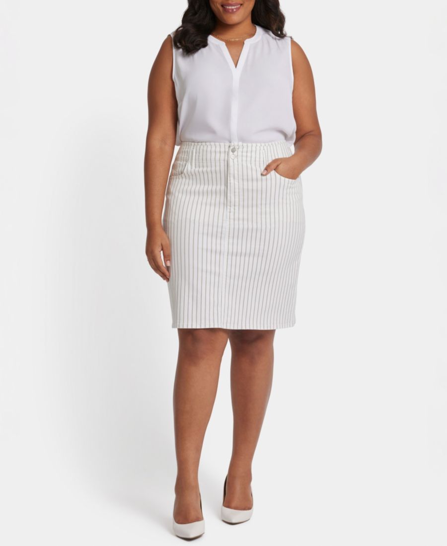 Юбка с высокой талией больших размеров NYDJ, Beach Cruise Stripe
Юбка с высокой талией больших размеров NYDJ, Beach Cruise Stripe