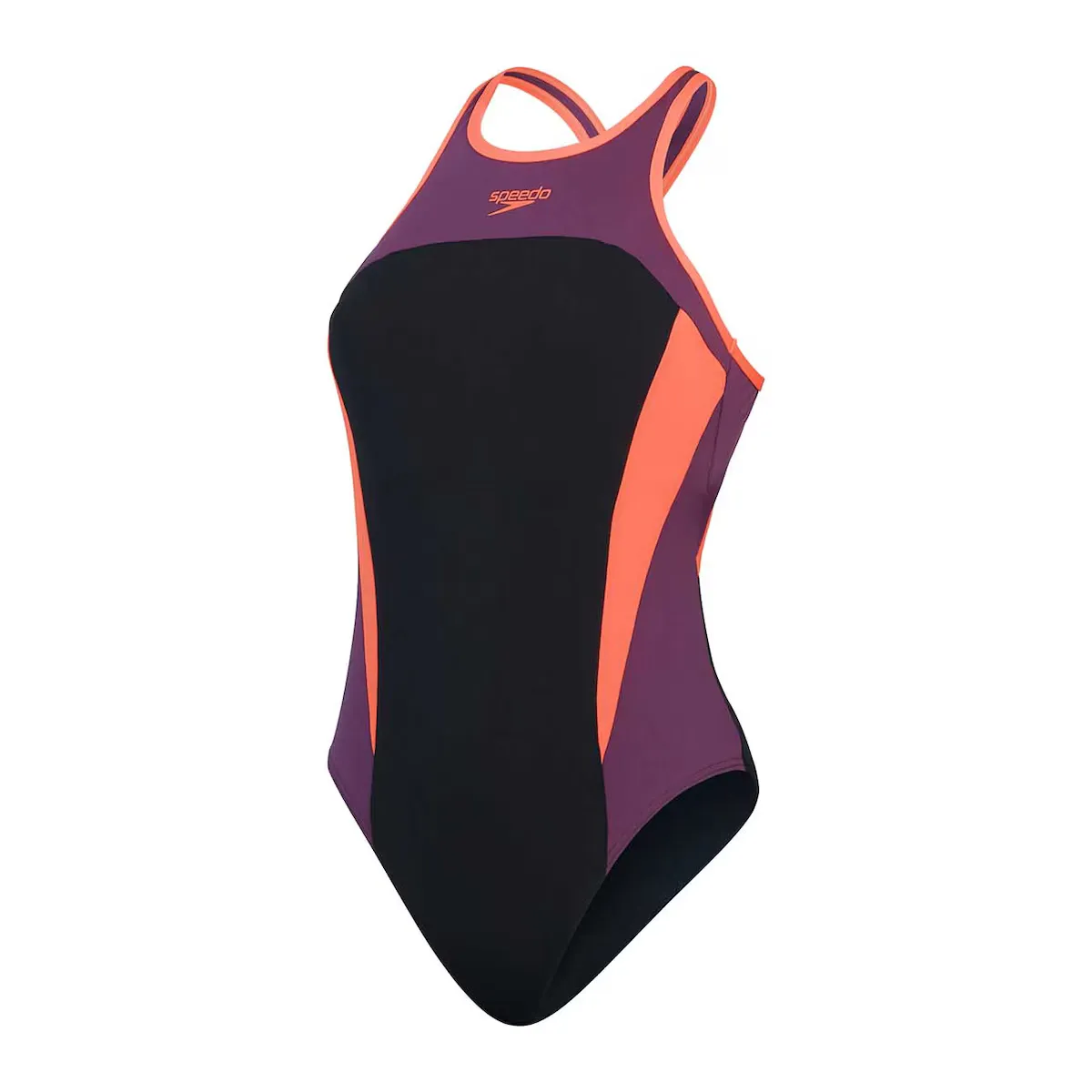 Женский купальник Speedo с высокой горловиной и перекрестными бретелями на спине, черный
Женский купальник Speedo с высокой горловиной и перекрестными бретелями на спине, черный