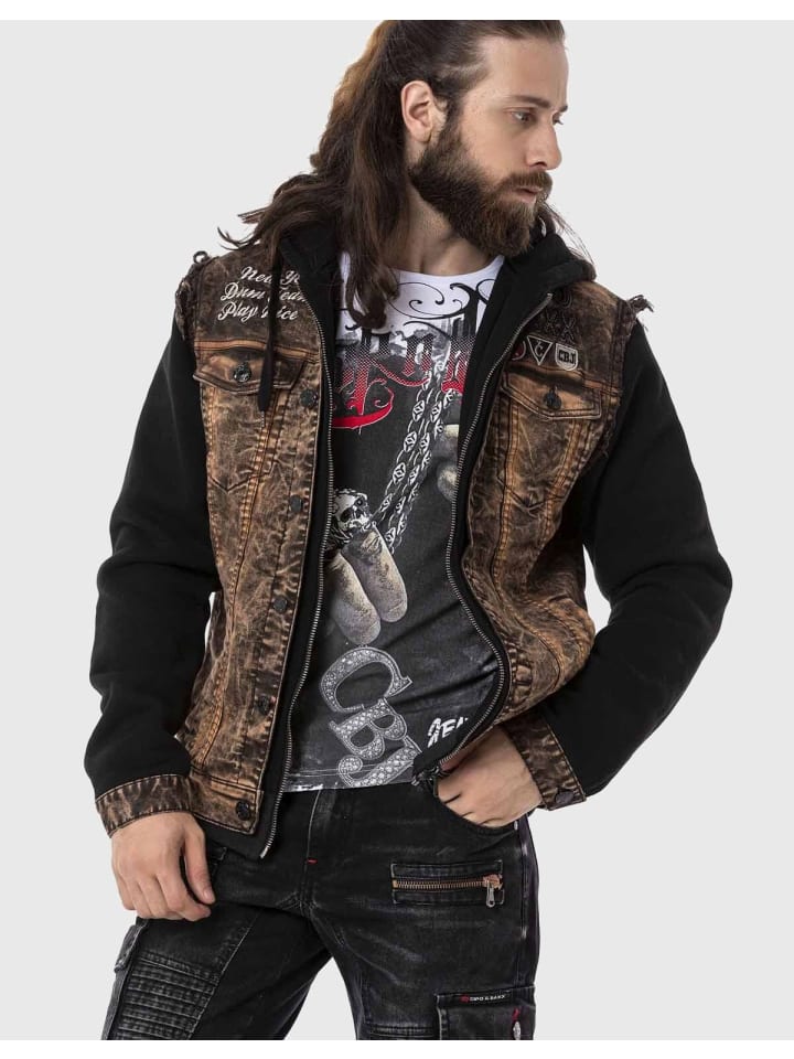 Джинсовая куртка Cipo & Baxx, коричневый
Джинсовая куртка Cipo & Baxx, коричневый